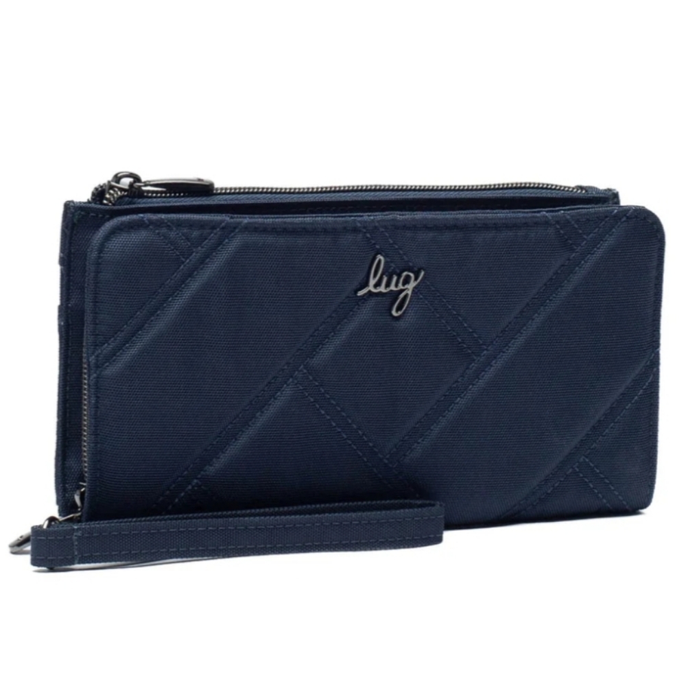 Lug - Arabesque - Indigo Blue Ultra X RFID Wristlet Wallet